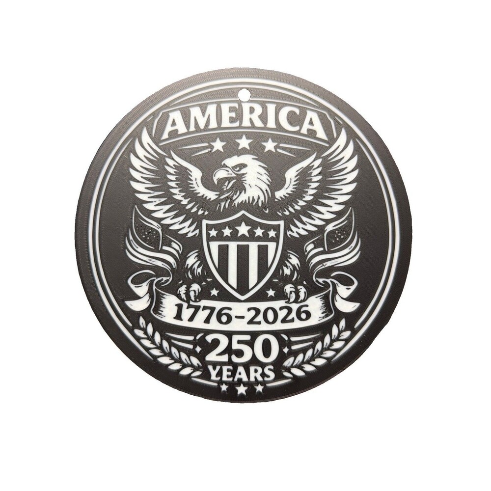 America 1776-2026 250 Years Happy Birthday USA Wall Art Mountable 4th Of July